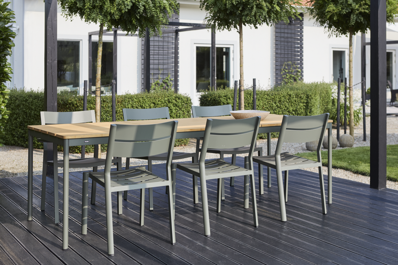 Brafab Nox Matbord 90x238 cm Bambu/Nordic Green