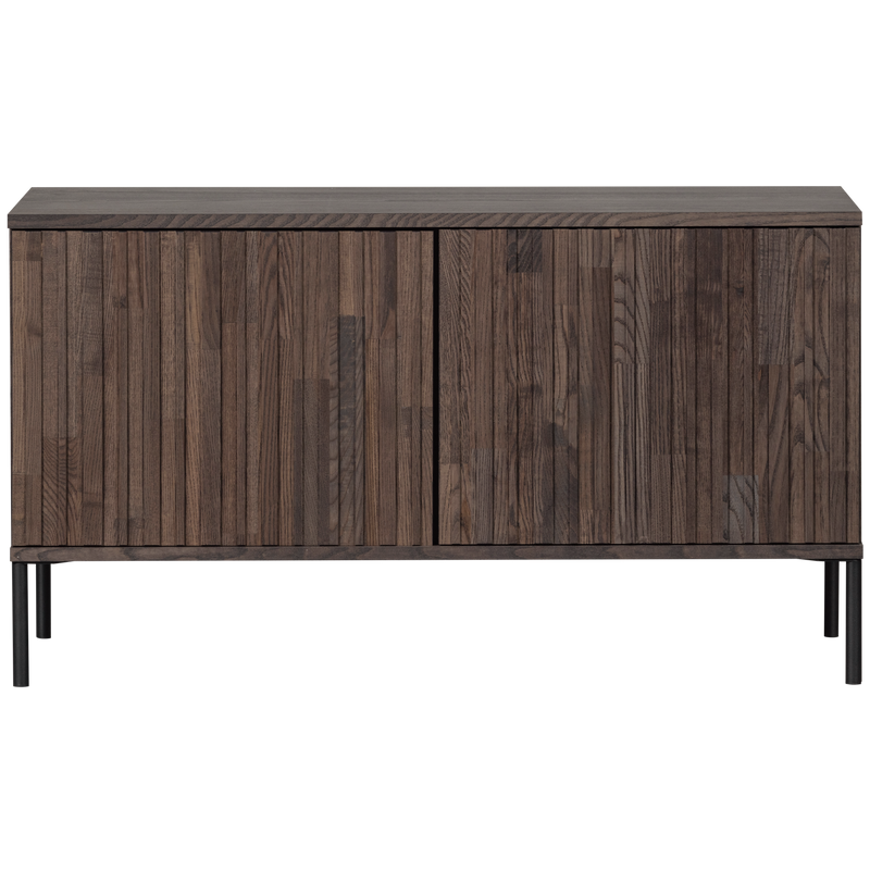 WOOOD New Gravure TV-bänk 100 cm i Askfanér Espresso