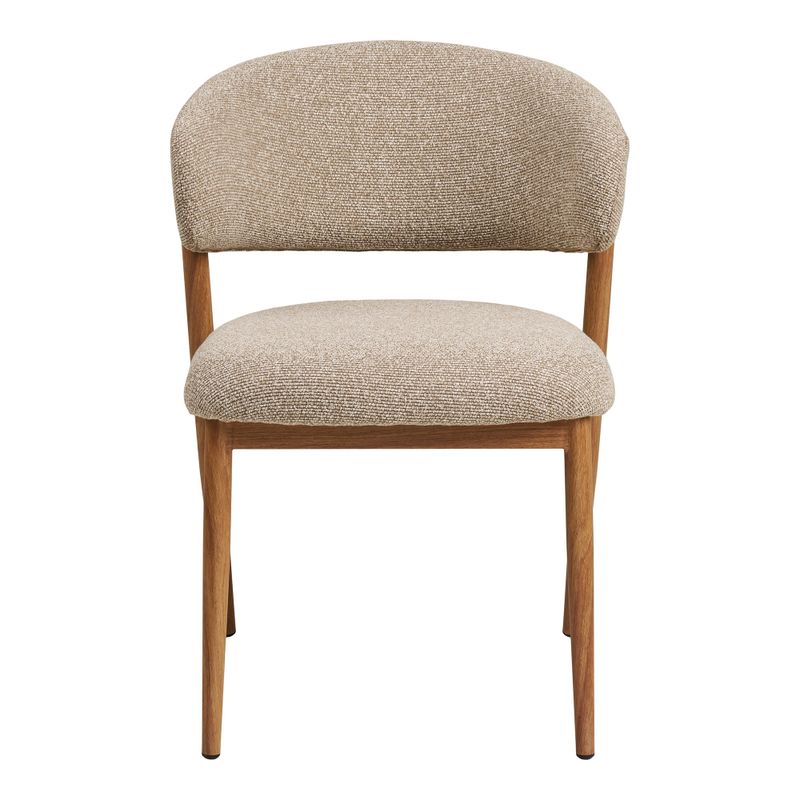 House Nordic Cavi Matstol Sand/Naturell 2-pack
