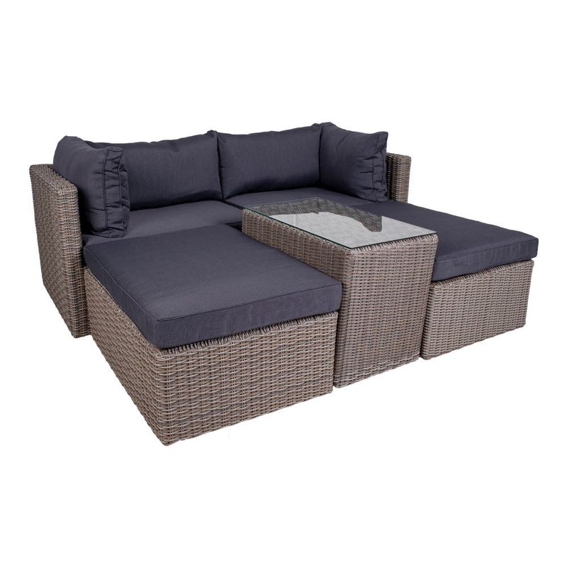 House Nordic Rossi Loungeset Grå