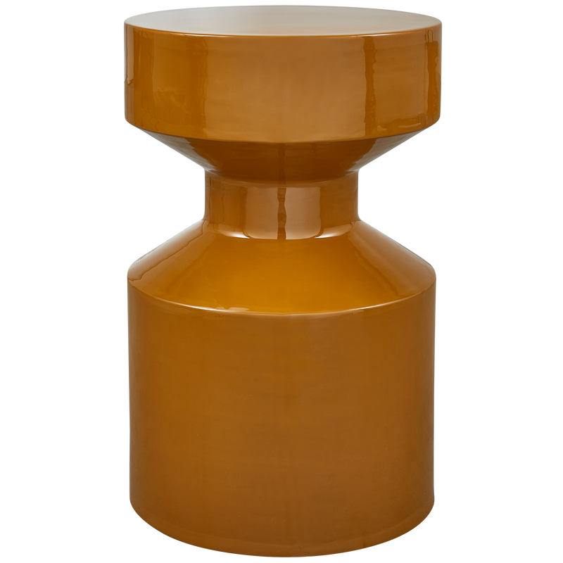 WOOOD FERRY Sidobord i Metall, Honungsgul