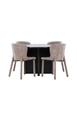 Venture Home Matbord Strada med Astoria Stol