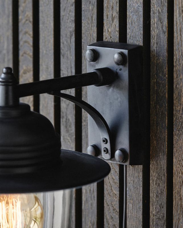 Nordal Utomhus Vägglampa - Svart Yta