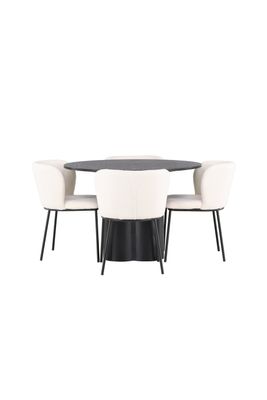 Venture Home Matgrupp Olivia med Edina-stolar