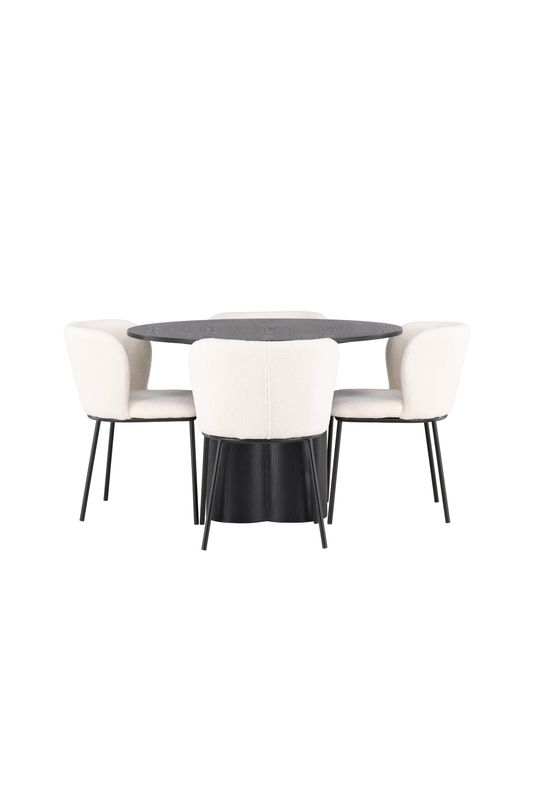 Venture Home Matgrupp Olivia med Edina-stolar