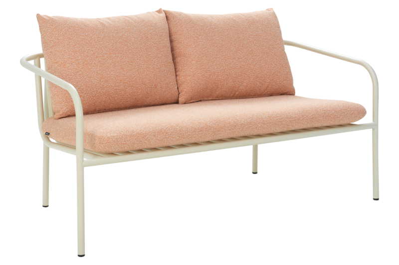 Brafab Bendt Soffa Pearl White / Teddy Orange