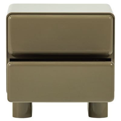 WOOOD Lustra Byrå/Nattduksbord Grön Högblank