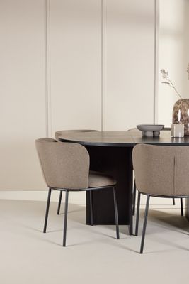 Venture Home Matbord Strada med Edina Stol