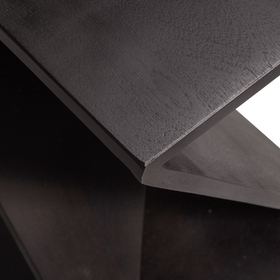 WOOOD IKEM Sidobord Acaciahout Mörkbrun