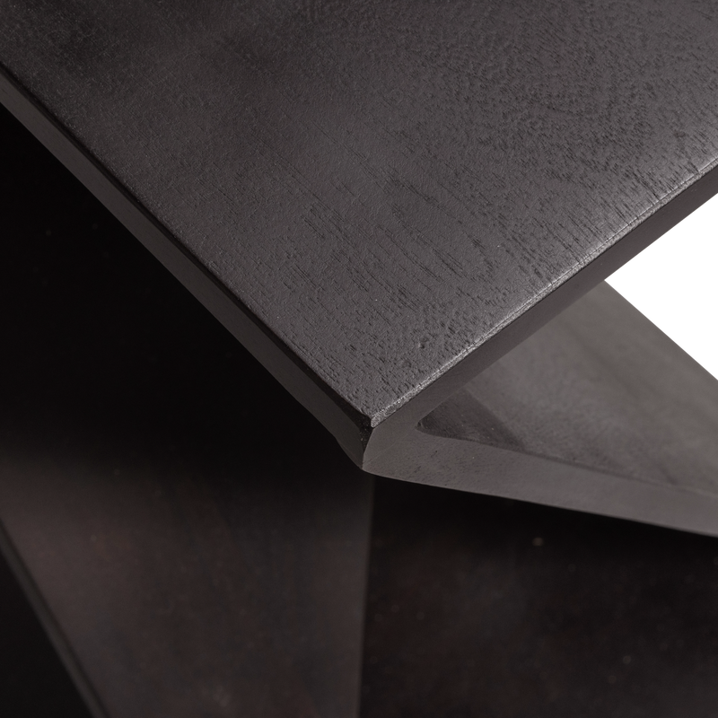 WOOOD IKEM Sidobord Acaciahout Mörkbrun