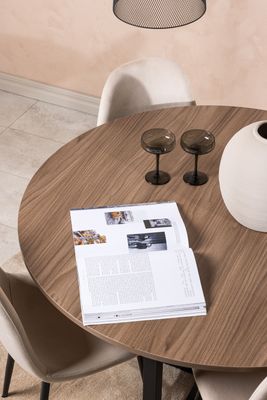 Venture Home Matgrupp Durango med 4st Matstolar Polar