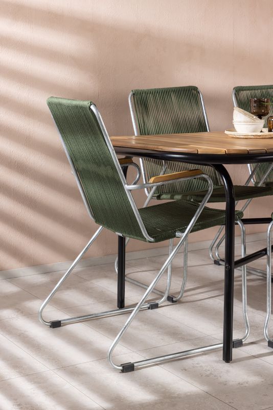 Venture Home Holmbeck Rektangulär Matgrupp