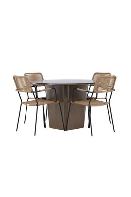 Venture Home Santa Fe Rund Matgrupp