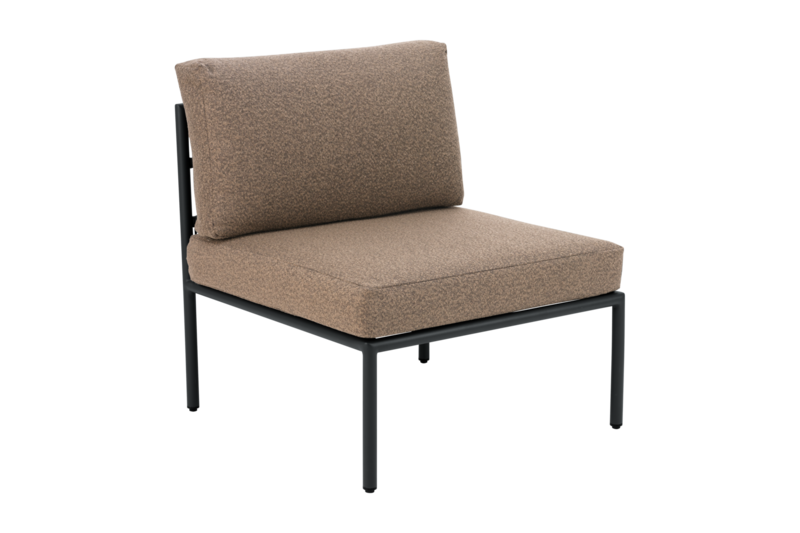 Brafab Reno Mittdel Svart/Raw Peanut