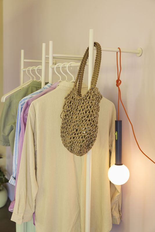 Hübsch Talk Vägglampa Blå