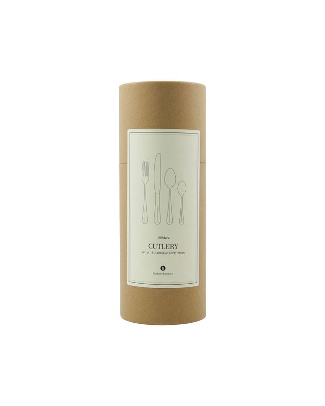 House Doctor Mora Bestickset Silverfinish