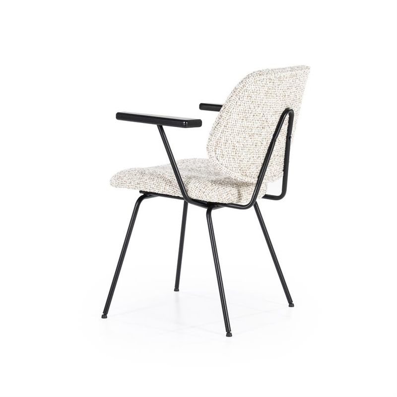 Eleonora Stol Jon med armstöd - Beige Maywood