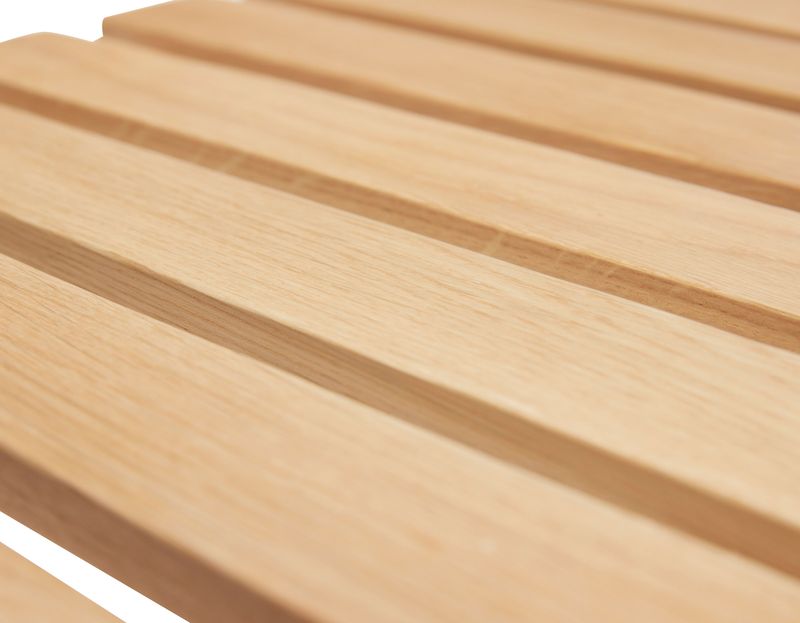 Hübsch Row bänk liten natur 70x40xh45 cm