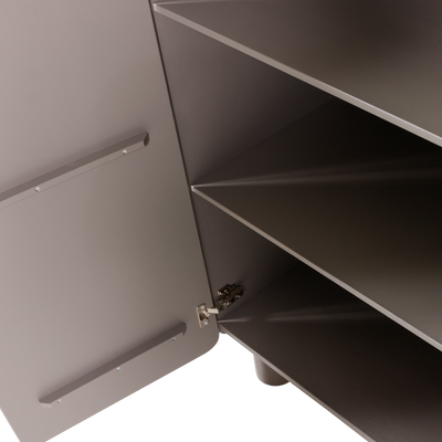 WOOOD ROOT 2-Dörrars Skåp i Trä Truffle Brun