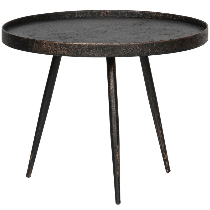 WOOOD Bounds Sidobord L Trä/Metall Antik Guld 44x58 cm 2 st