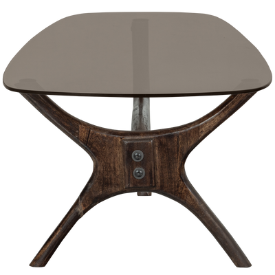 WOOOD Flash Soffbord i Mangoträ och Glas