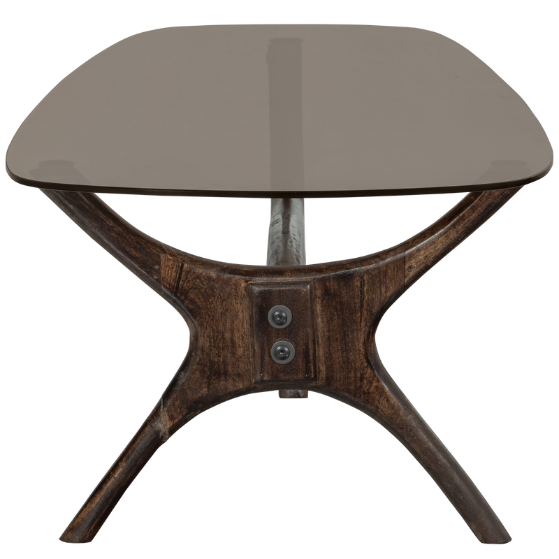 WOOOD Flash Soffbord i Mangoträ och Glas