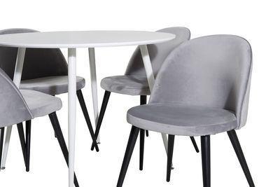 Venture Home Matgrupp Plaza med stolarna Velvet