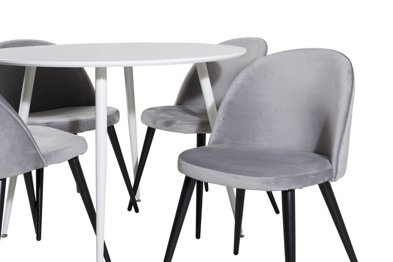 Venture Home Matgrupp Plaza med stolarna Velvet