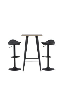 Venture Home Barset Tempe med 2st barstolar Adesto