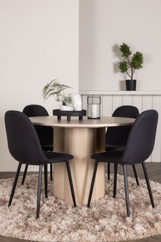 Venture Home Matgrupp Olivia med 4st matstolar Polar