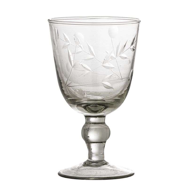 Creative Collection Rhina Wine Glas, Clear, Recycled Glas - 4-pack