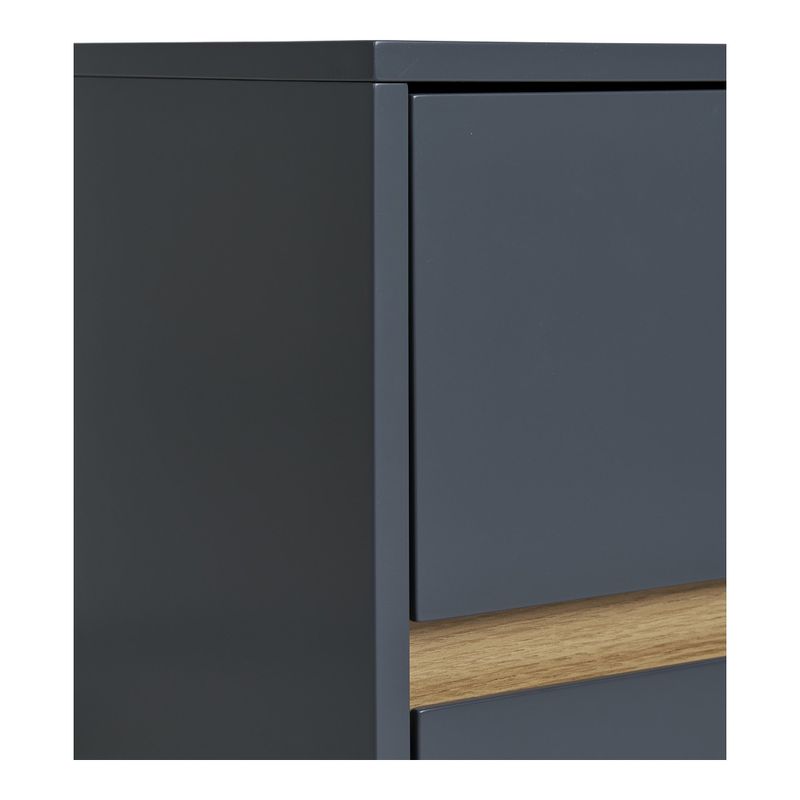 House Nordic Bisley Sidobord Mörkgrå