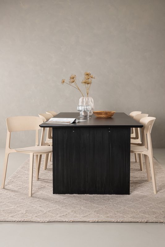 Venture Home Matgrupp Vail med 6st Matstolar Åstol