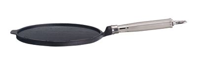 Ronneby Bruk, Pannkakspanna Gjutjärn 25 cm Rostfritt Handtag