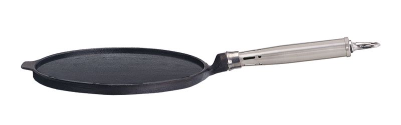 Ronneby Bruk, Pannkakspanna Gjutjärn 25 cm Rostfritt Handtag
