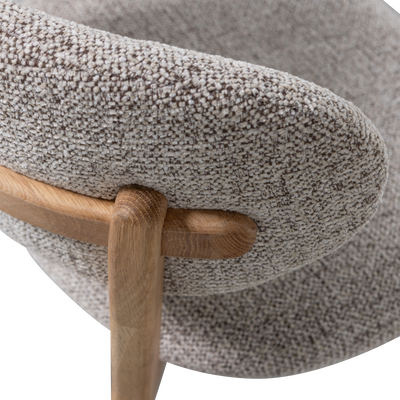 WOOOD Udar Matstol Natur med Träram 2 st