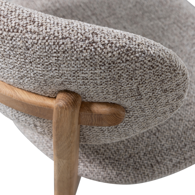 WOOOD Udar Matstol Natur med Träram 2 st