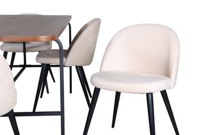 Venture Home Uno, Velvet Rektangulär Matgrupp