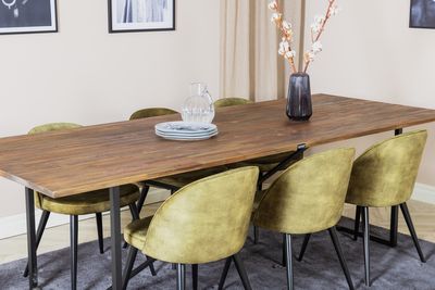 Venture Home Padang,Velvet Rektangulär Matgrupp