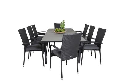 Venture Home Levels, Anna Matgrupp Svart Grå