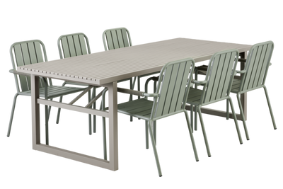 Brafab Vevi Matbord 95x230 cm Khaki