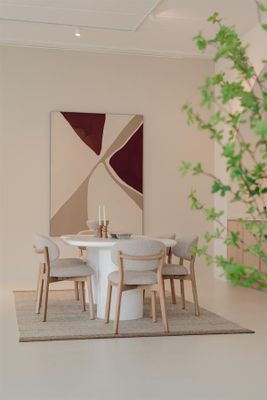 Eleonora Stol Mikky Natur - Taupe