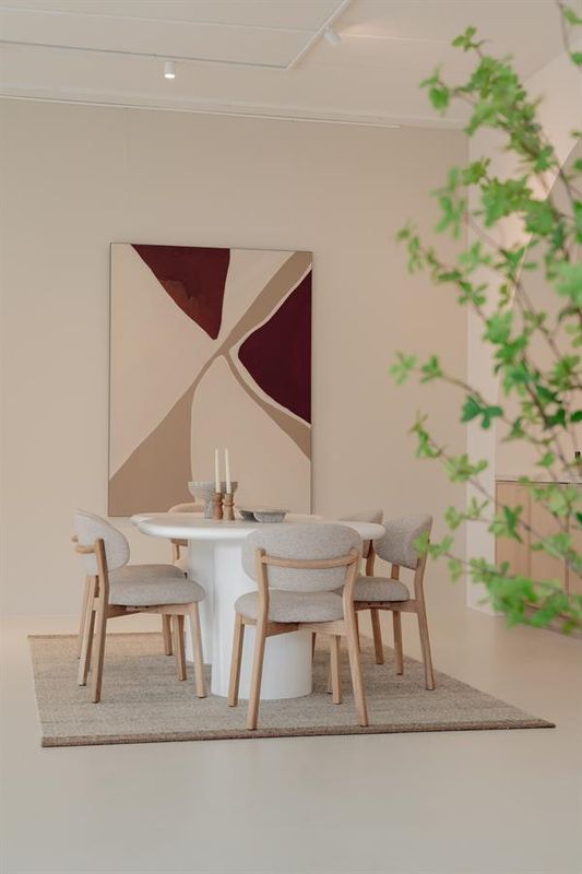 Eleonora Stol Mikky Natur - Taupe