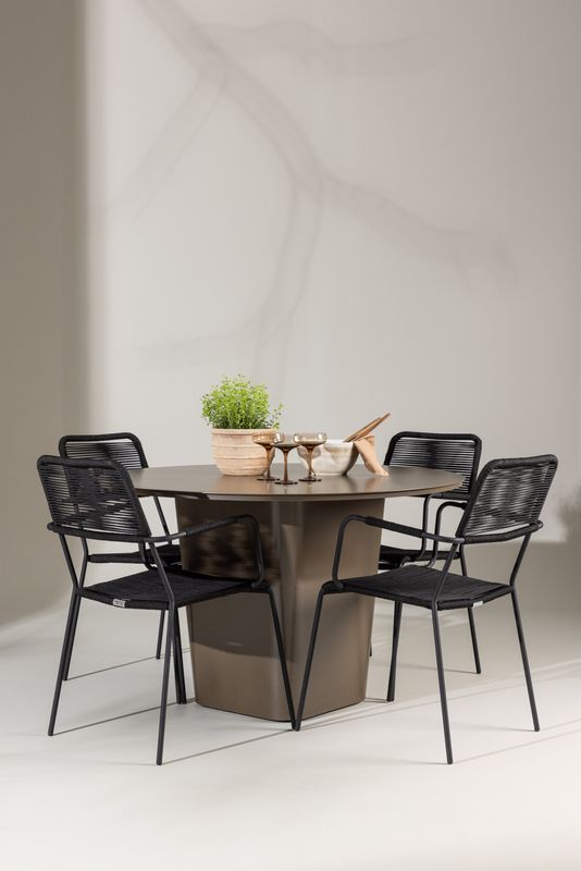 Venture Home Santa Fe Rund Matgrupp