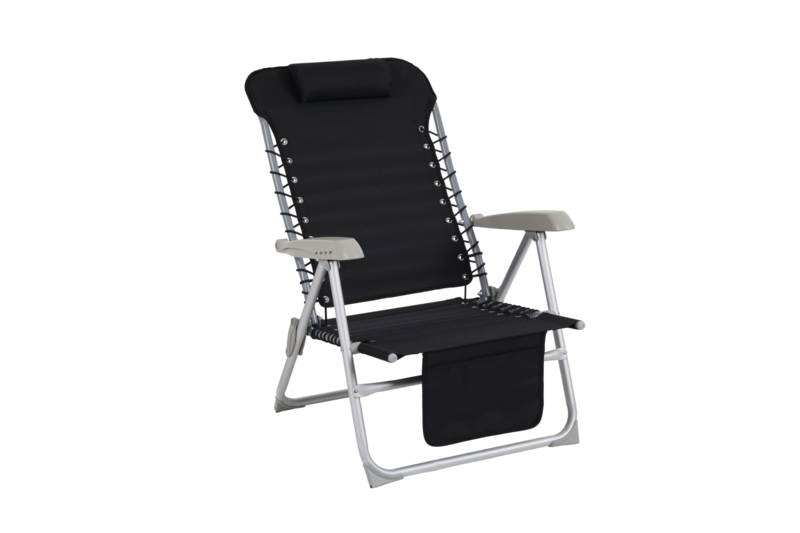 Brafab Ulrika Strandstol Silver/Svart