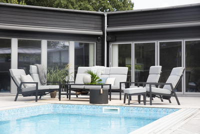 Brafab Belfort ställbar fåtölj hög svart