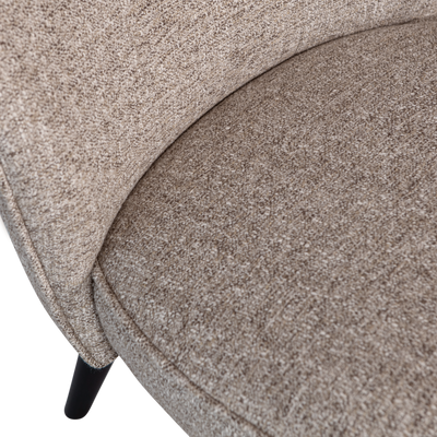 WOOOD Sara Fåtölj i Vävd Naturlig Melangetextil