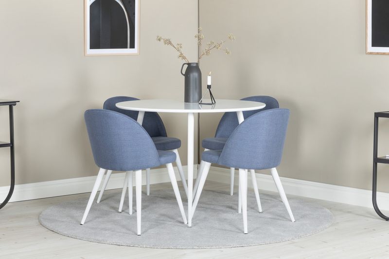 Venture Home Matgrupp Plaza med stolarna Velvet