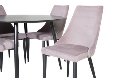 Venture Home Matgrupp Dipp med stolarna Leone