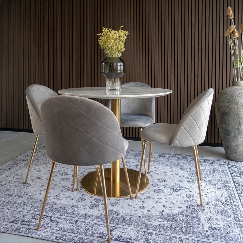 House Nordic Bolzano och Geneve Matgrupp Vit/Grå